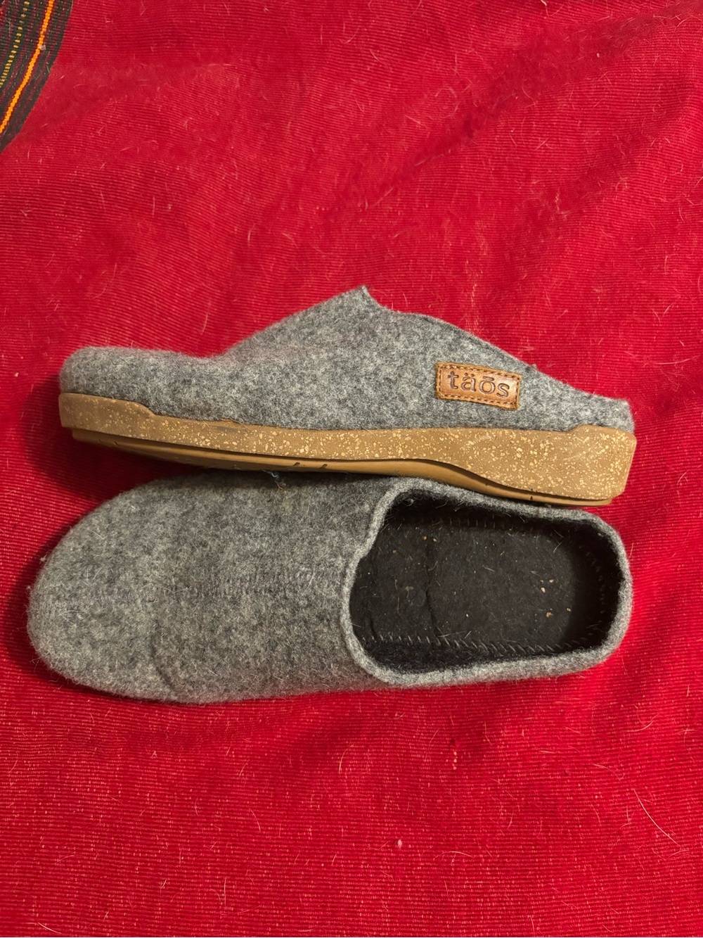 Taos Wool Grey Clogs EU 40 - GUC